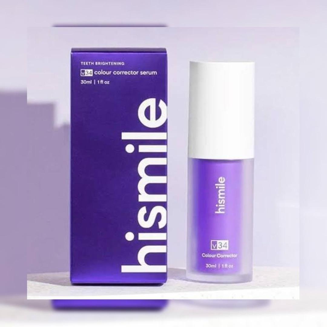 Teeth Whitening V34 Colour Corrector Serum - Purple Toothpaste 1 Pcs